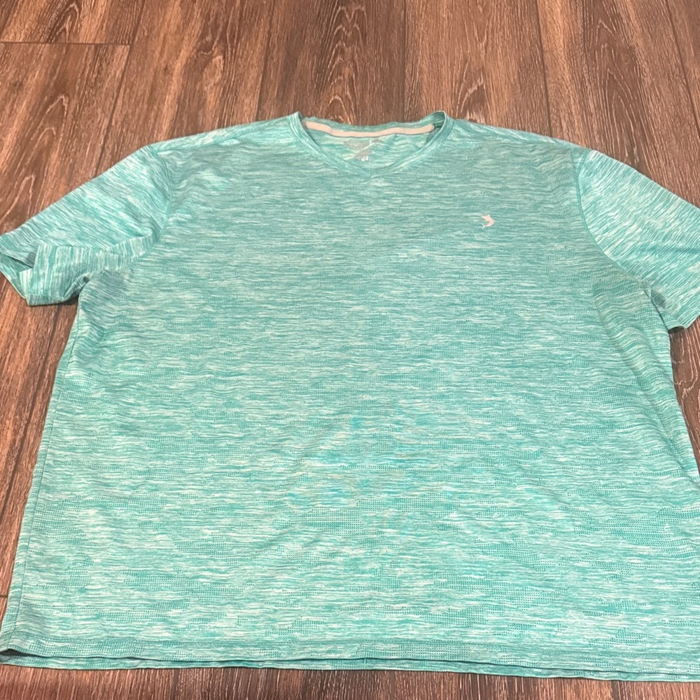 Men's Teal V-Neck Shirt Reel Legends size XL
